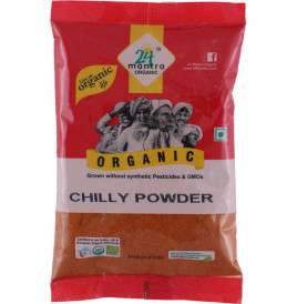 24 Mantra Organic Chilly Powder   Pack  100 grams